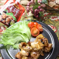 バンディットチキンウイングソース 鶏もも肉焼き|めいめいさん