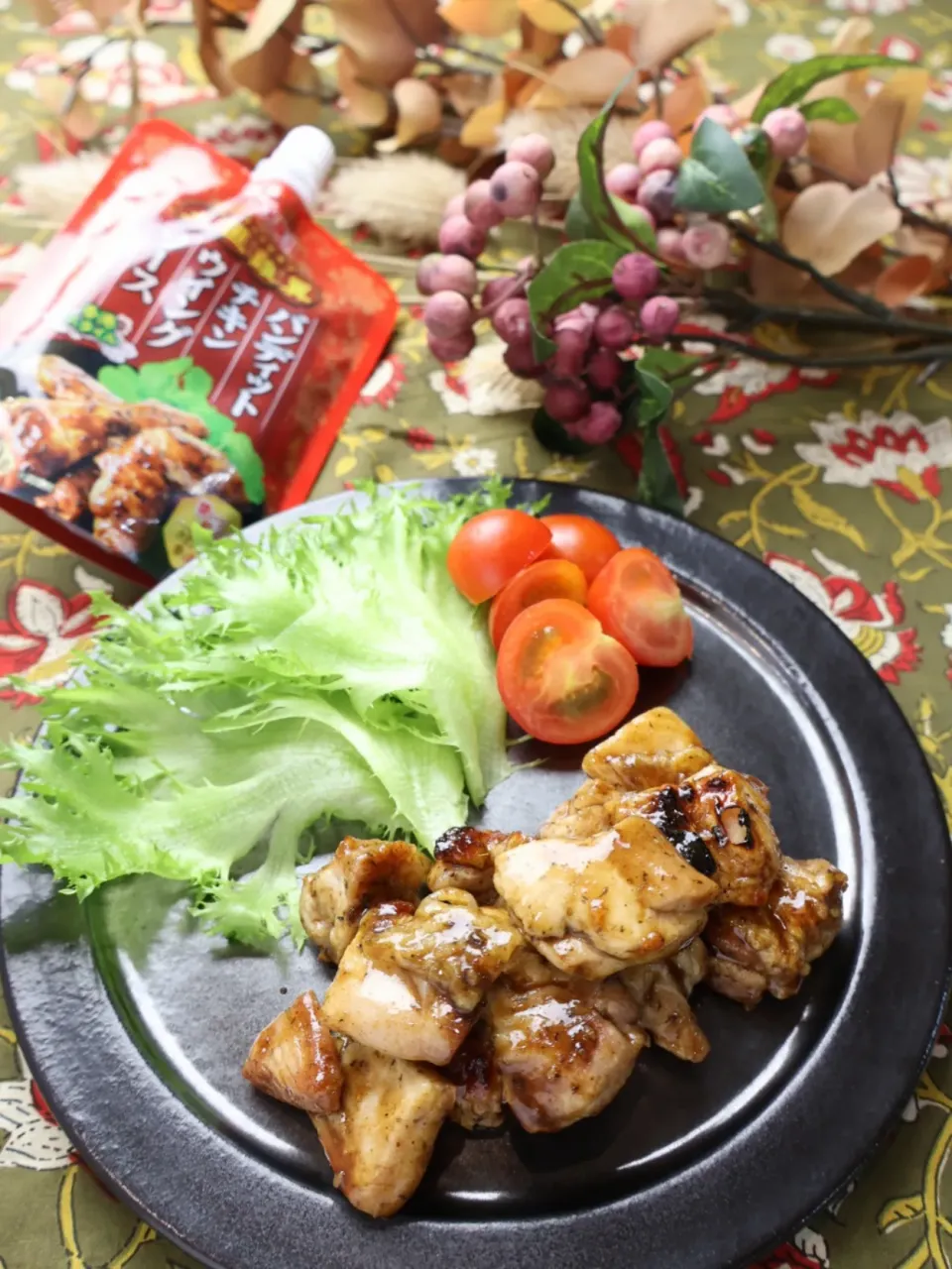 バンディットチキンウイングソース 鶏もも肉焼き|めいめいさん
