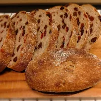 自家製酵母の石窯ライ麦ブレッド（クランベリー＆レーズン）