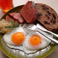 ライ麦ブレッドのワンプレート