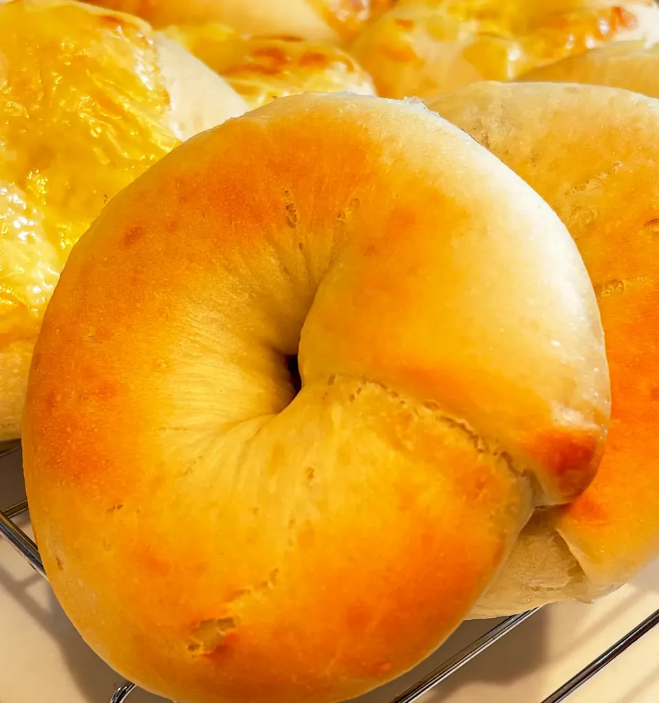 粒あん入りベーグル🥯|みーしゃさん