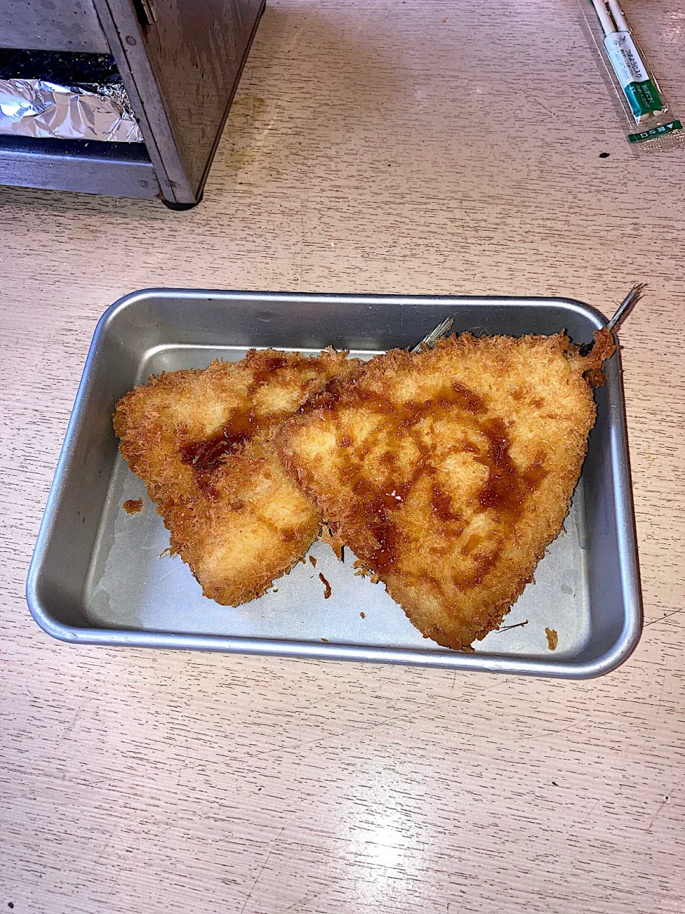 今日の昼ご飯⑨  アジフライも食べ放題です|なびさん