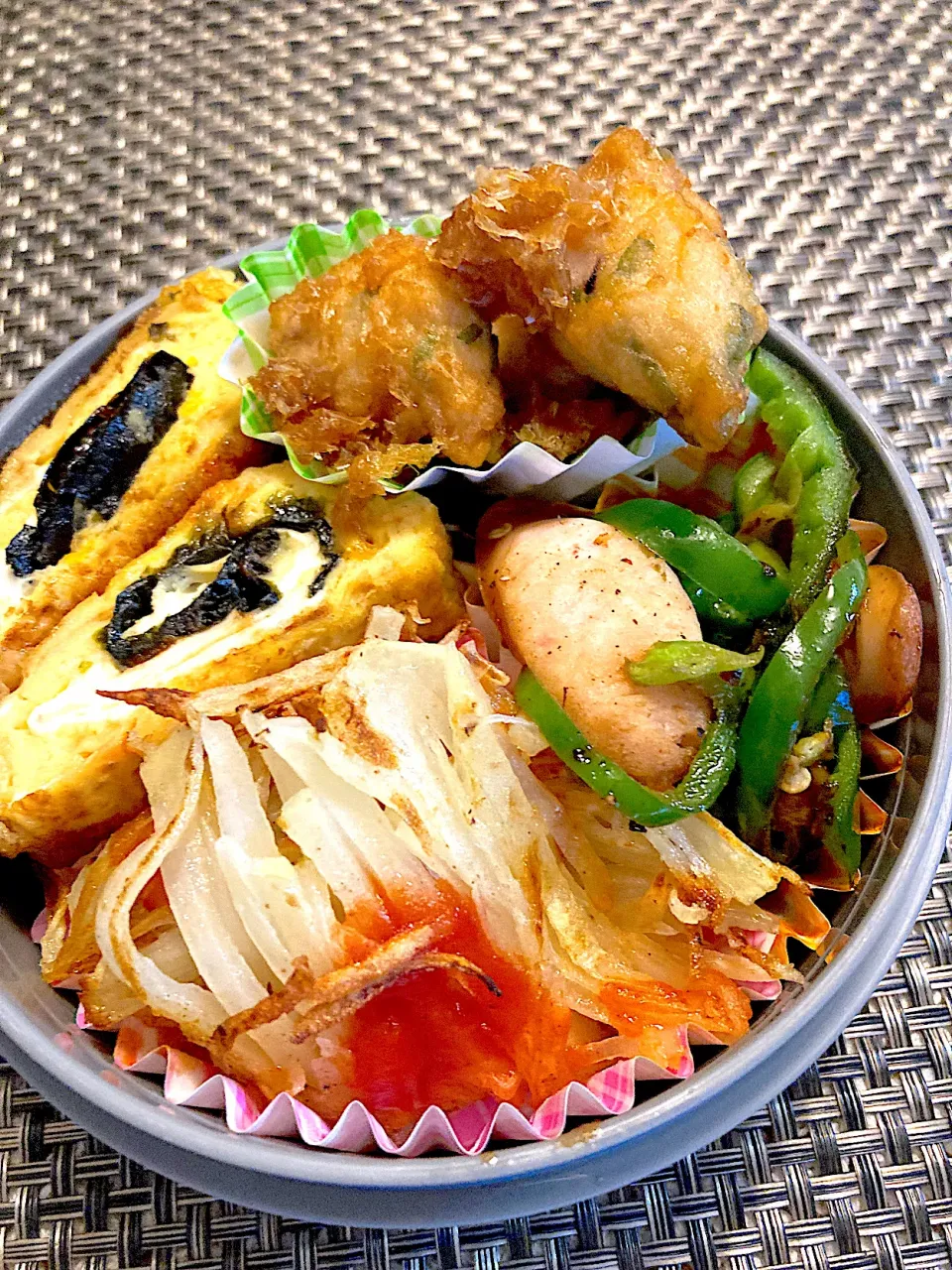 先週の旦那さんお弁当おかず💙|さくたえさん