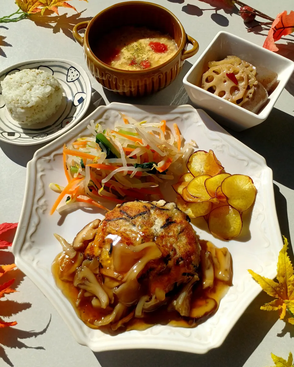 豆腐ヒジキハンバーグ|おぜひめさん