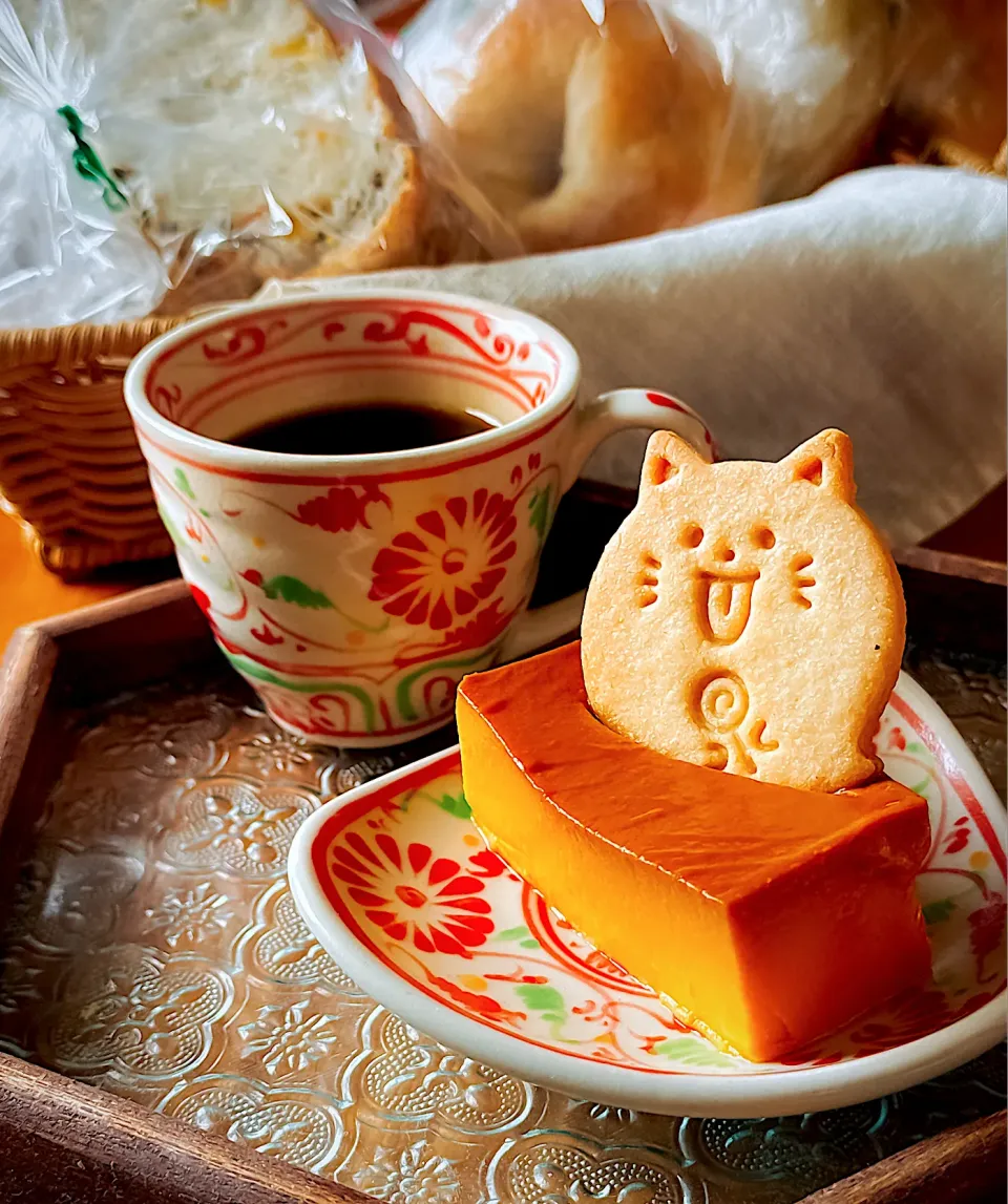 sakurakoさんの料理 バターナッツの濃厚とろけるカボチャプリン🎃甘こうじ入り|にゃんぺこさん