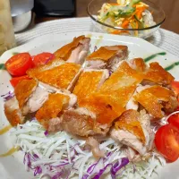 鶏肉のパリパリ焼き～🐔|びせんさん