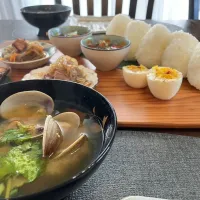 11/2 休日おにぎり朝ごはん💗| あーるさん