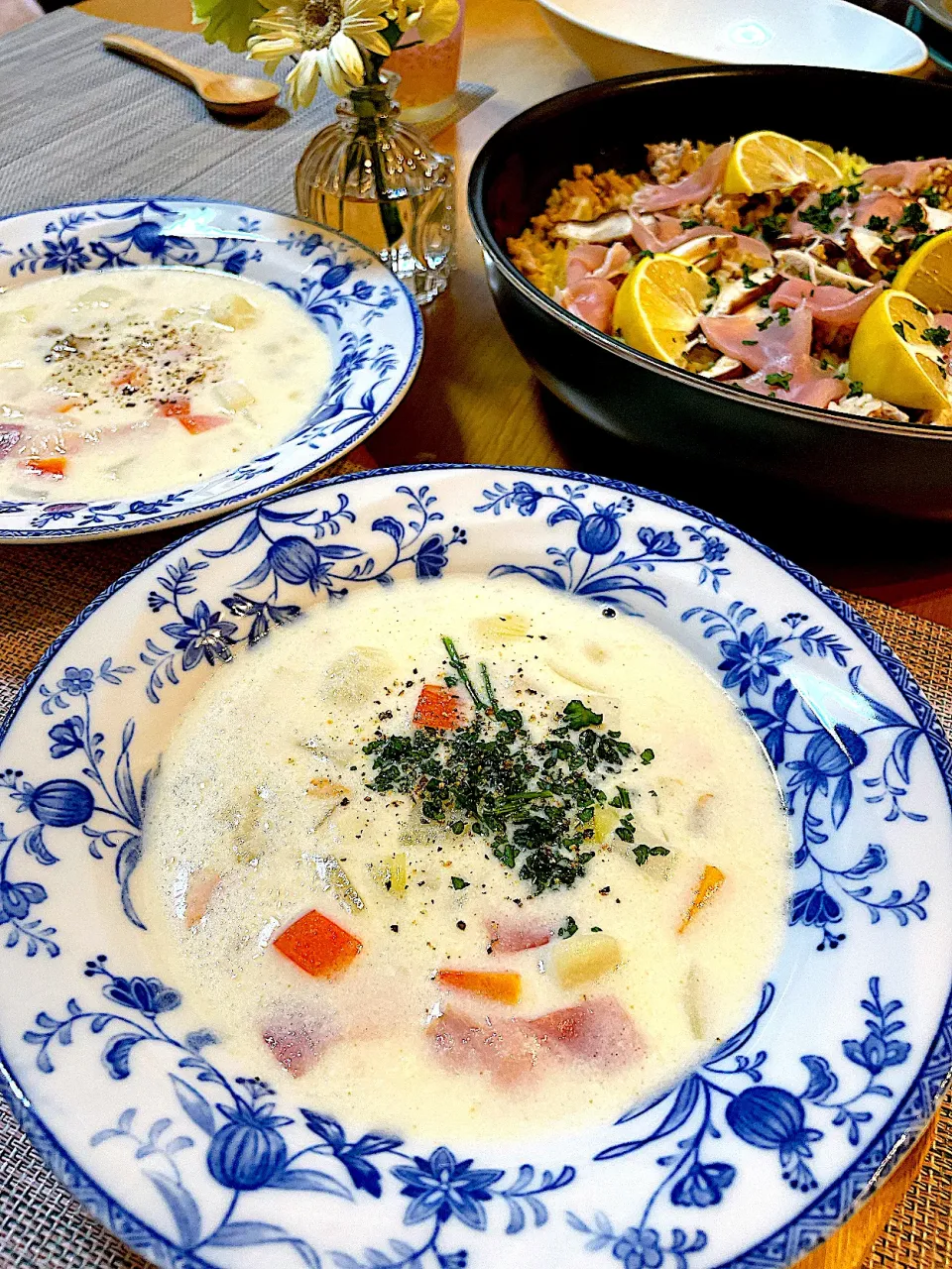 米粉のクラムチャウダー|Mikaさん