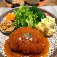 煮込みハンバーグ|kaladacafemakumaさん