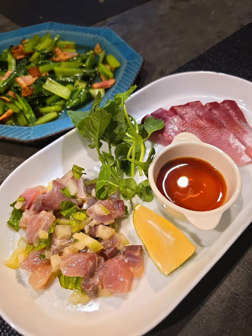 ワラサの和洋盛り|Blue skyさん