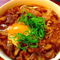 風邪っぴき旦那の夜食肉うどん😷|＊yurika＊さん