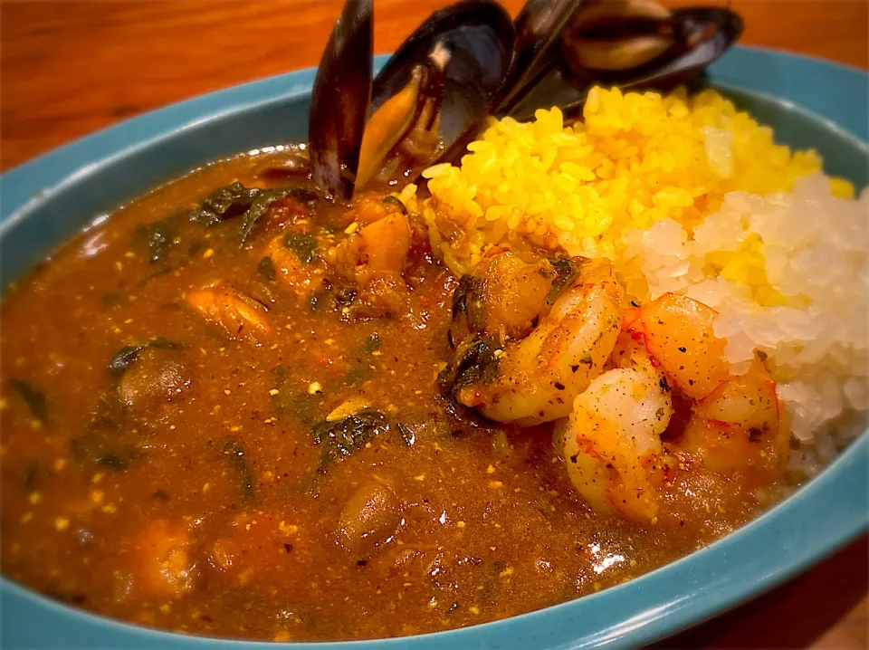 シーフードカレー|へろへろさん