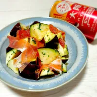 水茄子のサラダ| もっさんさん