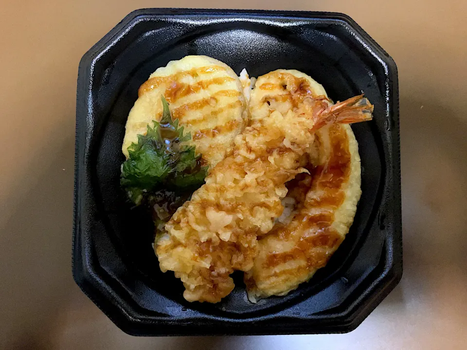 イオン 海老と野菜の味覚天丼|ばーさんさん