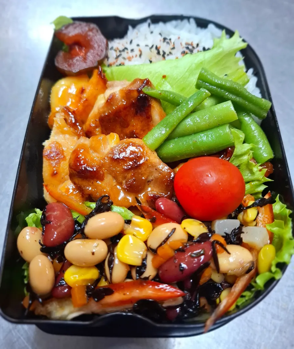 鳥の照り焼き弁当|ゆきさんさん