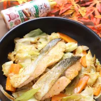 韓国風秋鮭のちゃんちゃん焼き|めいめいさん