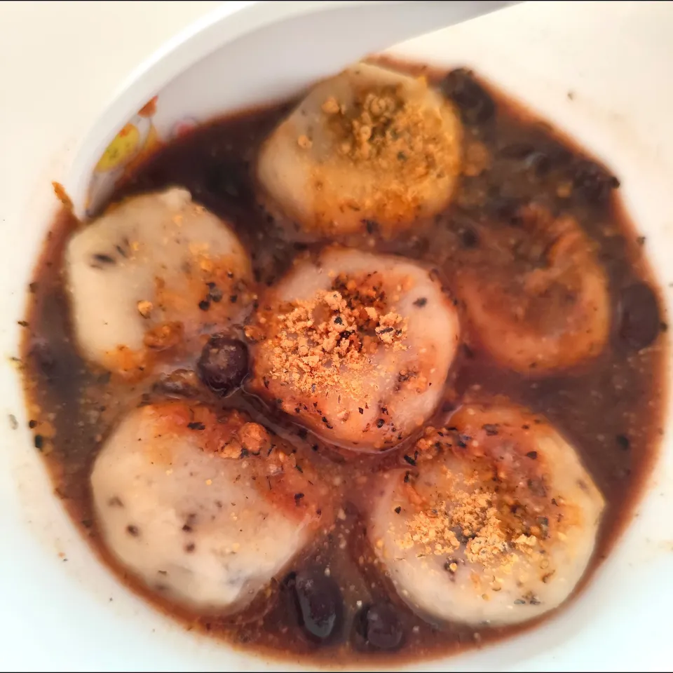 21 Boys & 野鳥さんの料理 2025/9/27   白玉でお彼岸を参考に、なかなか作れず今日になり温かいぜんざい風にしました!!|m.rafuさん