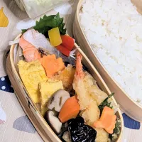 本日のお弁当〜鮭の味醂焼き弁当|f.1125beさん