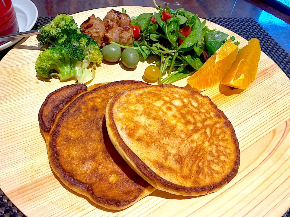 リコッタチーズのパンケーキ|まんのすけさん