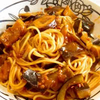 茄子とひき肉でボロネーゼ|Yasuo  Watanabeさん