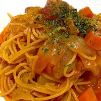 お野菜いっぱいスパゲッティ🍝|サチさん