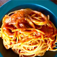 しじみ醤油とイカでペスカトーレ風|あつしさん