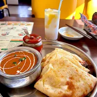 チーズナン＋キーマカレー|古山さん