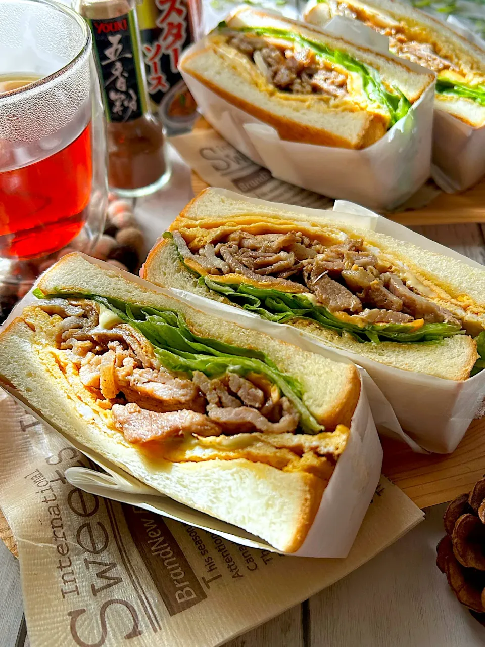 【ユウキ世界の食卓探検隊】花生豬排三明治(ホワシェンヂューパイサンミンズー)～ピーナッツポークサンドイッチ～|まなまな♡さん