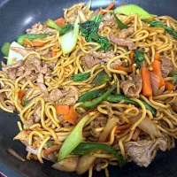 チンゲンサイ入り焼きそば|卍さん