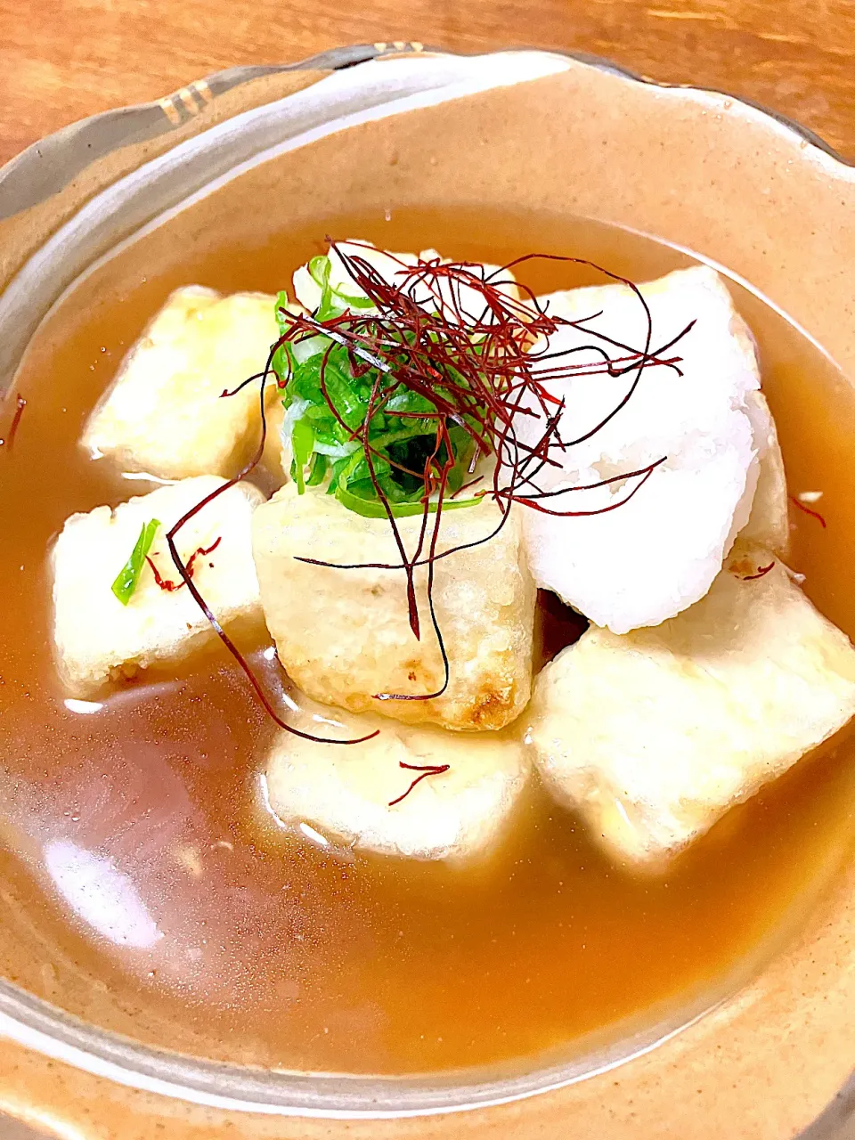 揚げ出し豆腐|ピンキーさん