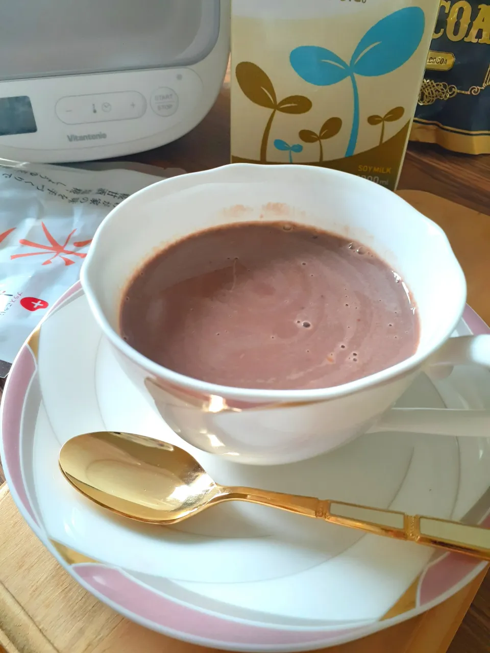 自家製糀甘酒でホット豆乳ココア💗|fumfumさん