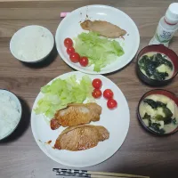 生姜焼き、すいとん|るかぱぱさん