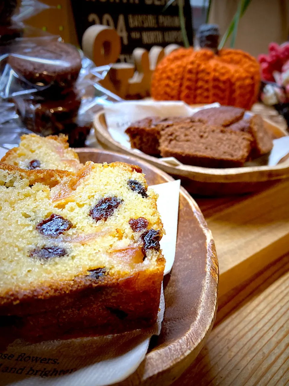 パウンドケーキとフィナンシェ|真珠きょうだいママさん
