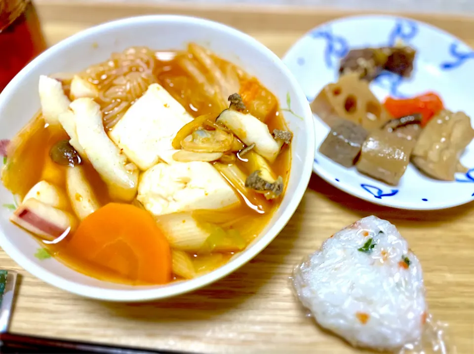 夕飯 チゲ鍋など|ふわふわさん