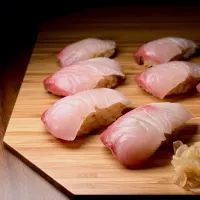 💫レシピ💫ブリヒラの握り 黒酢めしで|biskesさん