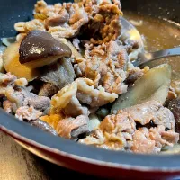 ごぼうと牛肉のすき焼き風|DKさん