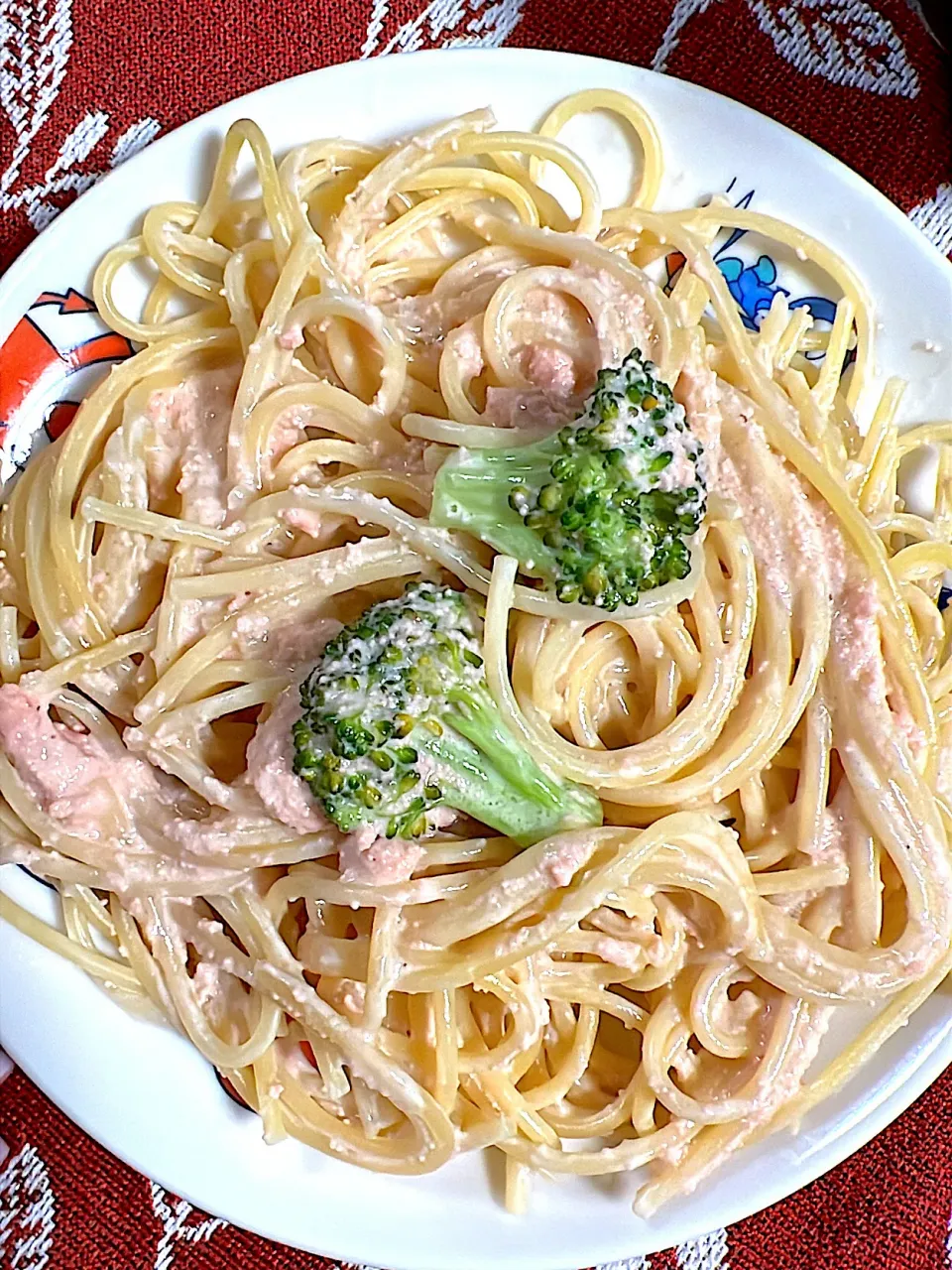 明太子クリームパスタ|花ママちゃんさん