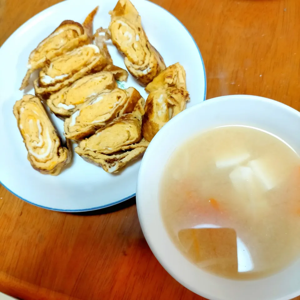 卵焼き、味噌汁|asuさん