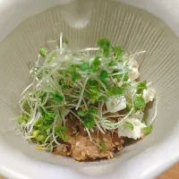 納豆とクリームチーズの和物|ともさん