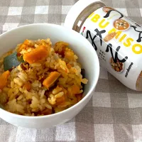 かぼちゃの炊き込みご飯🎃|サクラピンクさん