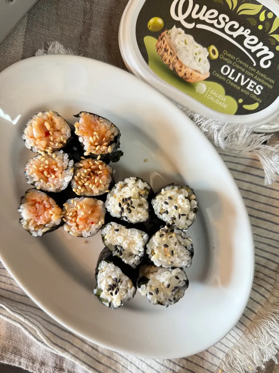 チャンジャとゲスクレームオリーブの細巻きキンパ|asumi-yuzukoさん