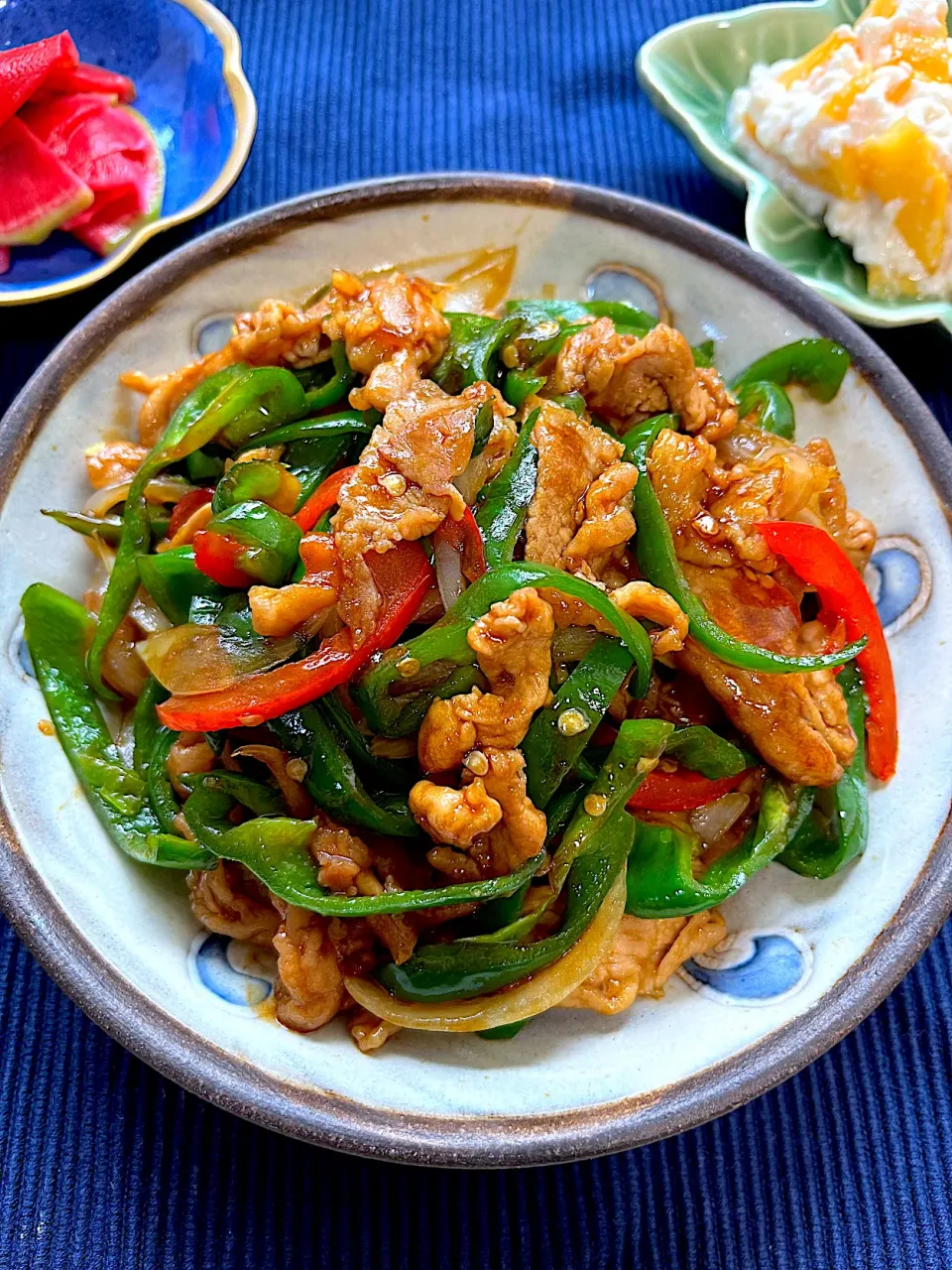 ピーマンの種ごと青椒肉絲|natuさん