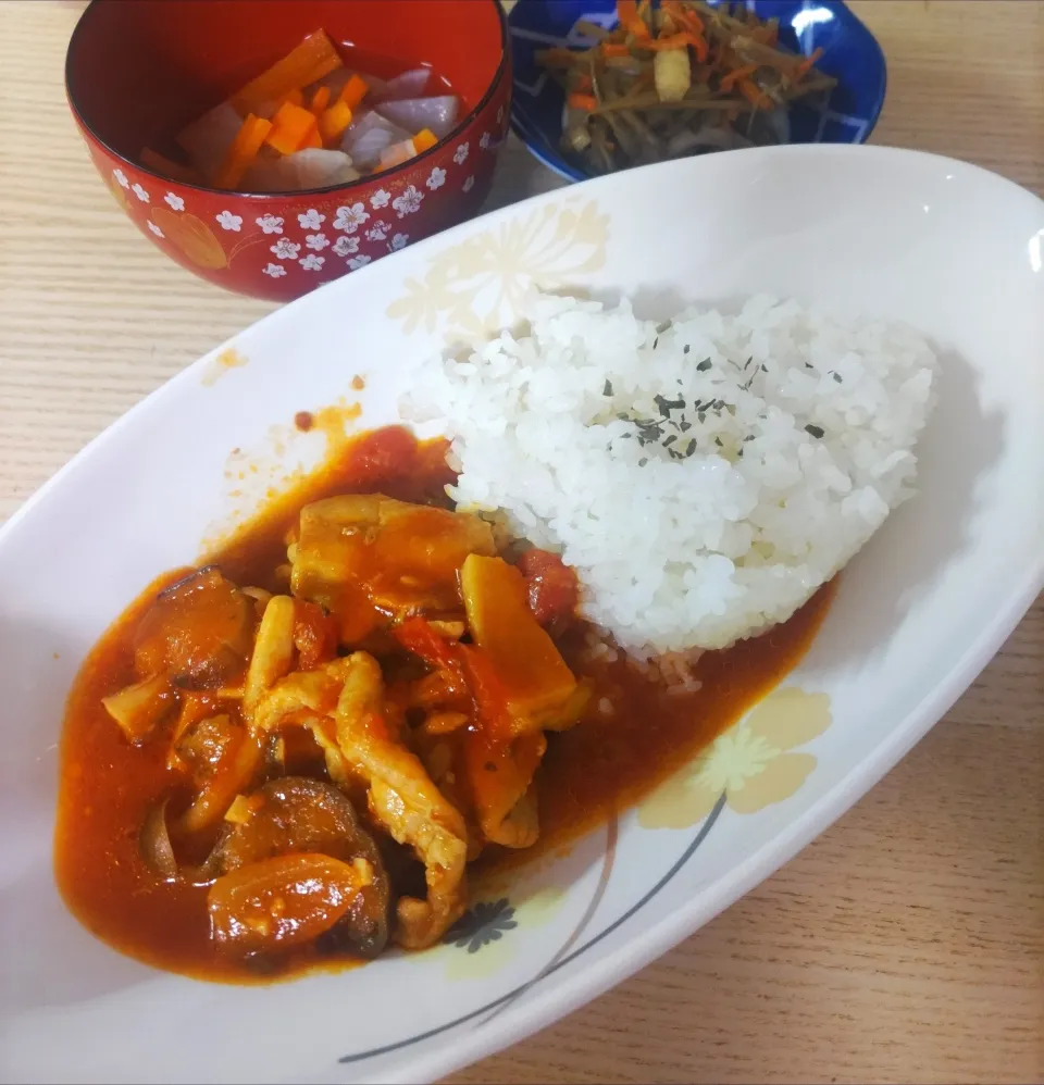 チキンのトマト煮込み|ちゃいさん