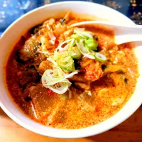 豆乳麻辣湯|かおぴさん