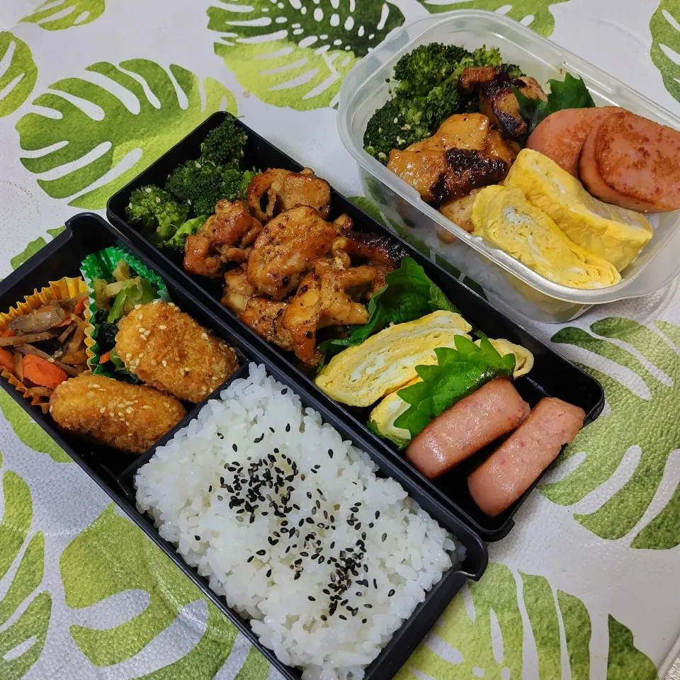 頂き物の塩麹で鶏もも肉のソテーお弁当です✨美味しかったです✨いつもありがとうございます🥰|rikako♪。.:＊さん