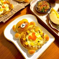 寝る子は育つ💤リラックマのおねんねパン🐻✨|すずさん