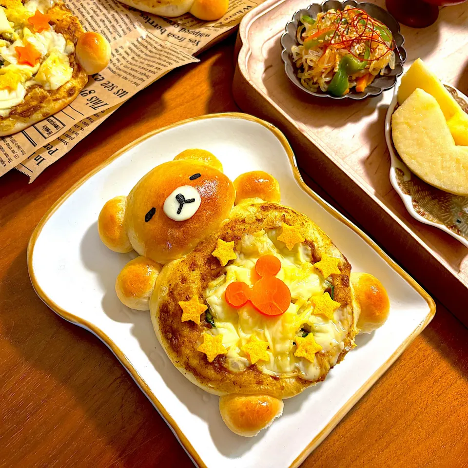 寝る子は育つ💤リラックマのおねんねパン🐻✨|すずさん