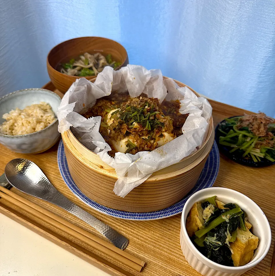 蒸し麻婆豆腐セット|pontalさん