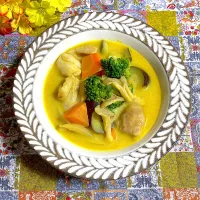 鶏肉と野菜のカレークリーム煮🍂|ringonamaさん