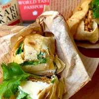 【ユウキ世界の食卓探検隊】
花生捲冰淇淋（フアシェンジュエンビンチーリン)～ピーナッツとパクチーのクレープ～|まなまな♡さん